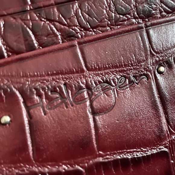 Halogen Big Croco Wallet Clutch - Picture 4 of 8